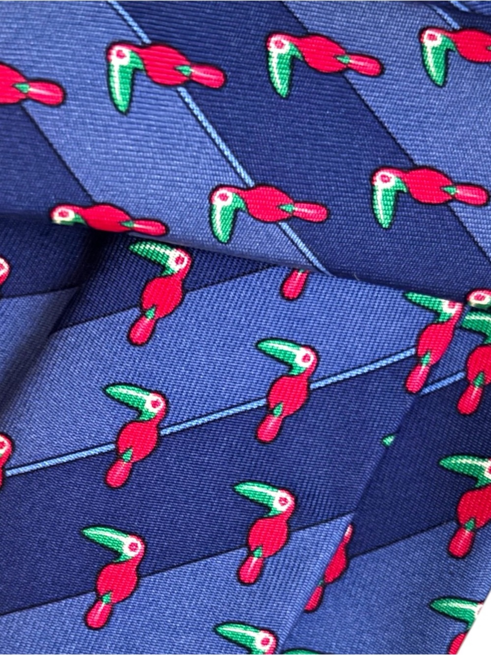 HERMÈS silk tie